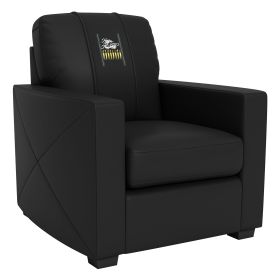 Silver Club Chair with Hanukkah Candles Logo