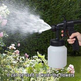 800ML Paint Spray Painter 650W Paint Sprayer Machine 800ML/Min Output HVLP Oil Primer Water Sprayer w/ 3 Spraying Patterns Motor Strap Detachable