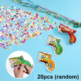 Wedding Confetti Fireworks Toy Handheld Gun Foil Balloons Confetti Firework Cannon Birthday Graduation Party Supplies Kid's Toys (Ships From: CN, Color: 20pcs)