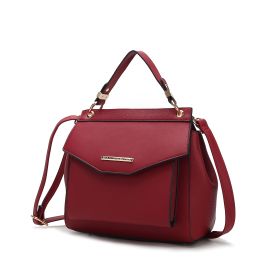 MKF Collection Vida Vegan Leather Women's 3-in-1 Backpack by Mia K (Material: Vegan Leather, Color: Red)