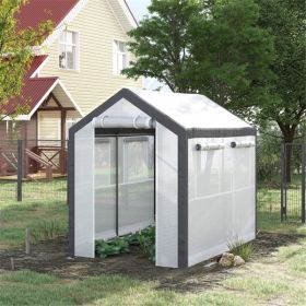 Mini Walk-in Greenhouse (Color: as picture)