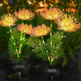4 Pack Solar Garden Lights Outdoor, Solar Flower Lights for Yard with Lighting Modes, Glowing Flowers & Stems (Quantity: 8pcs)